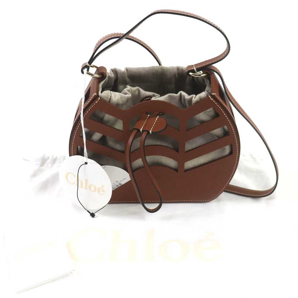 Chloe Shoulder Bag CHC22US479G07247 leather Brown… - image 7