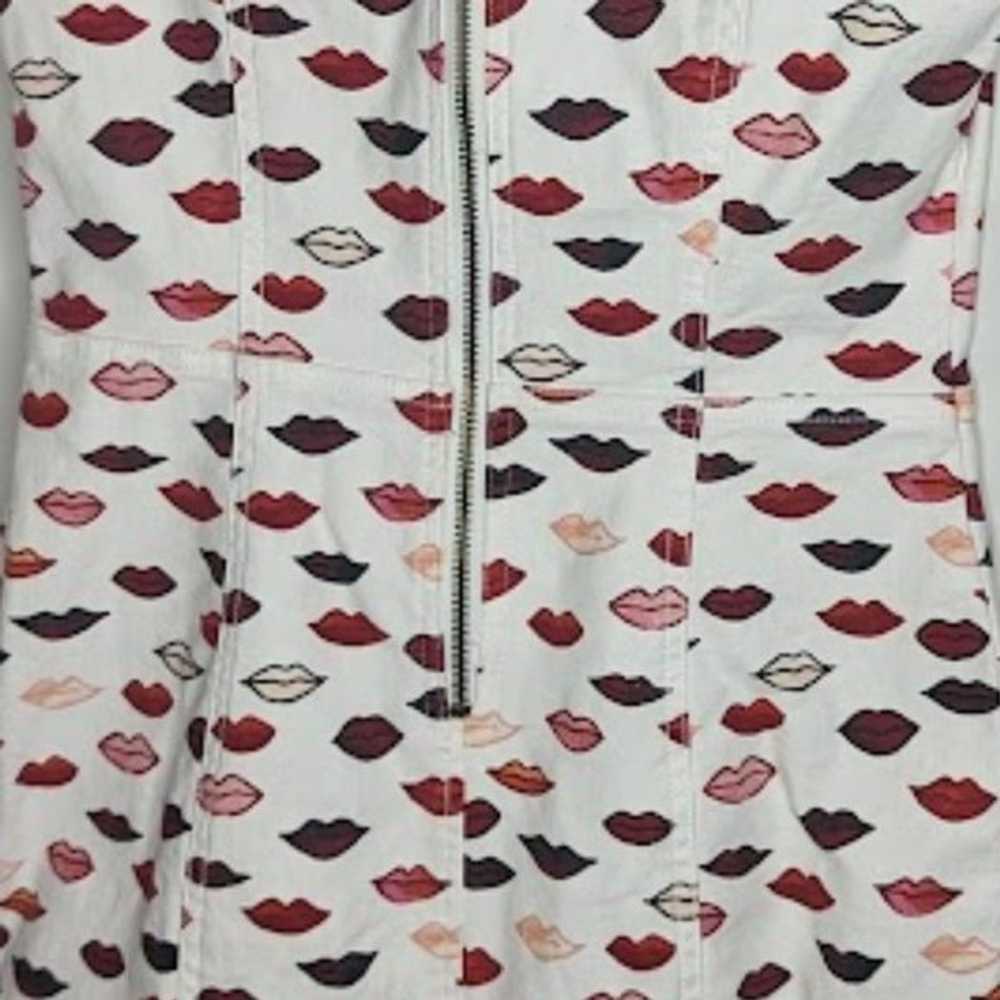 Camilla & Marc C&M Cherry Lips Print Mini Dress - image 6