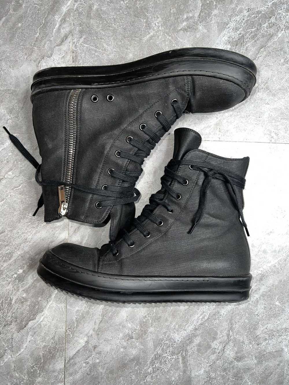 Rick Owens Drkshdw Rick Owens DRKSHDW Waxed Canva… - image 2