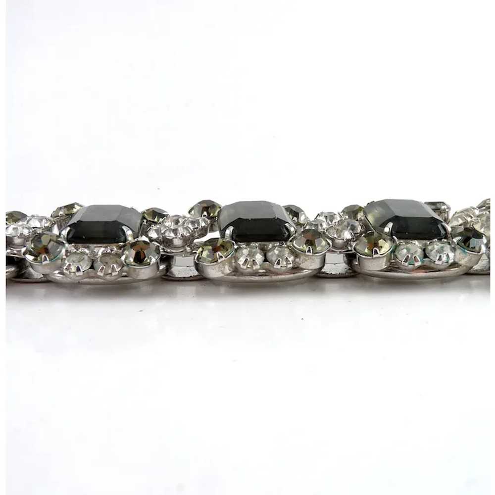 Vintage Juliana Black Diamond & Crystal Rhineston… - image 5