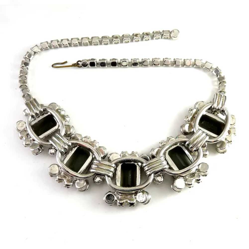 Vintage Juliana Black Diamond & Crystal Rhineston… - image 6