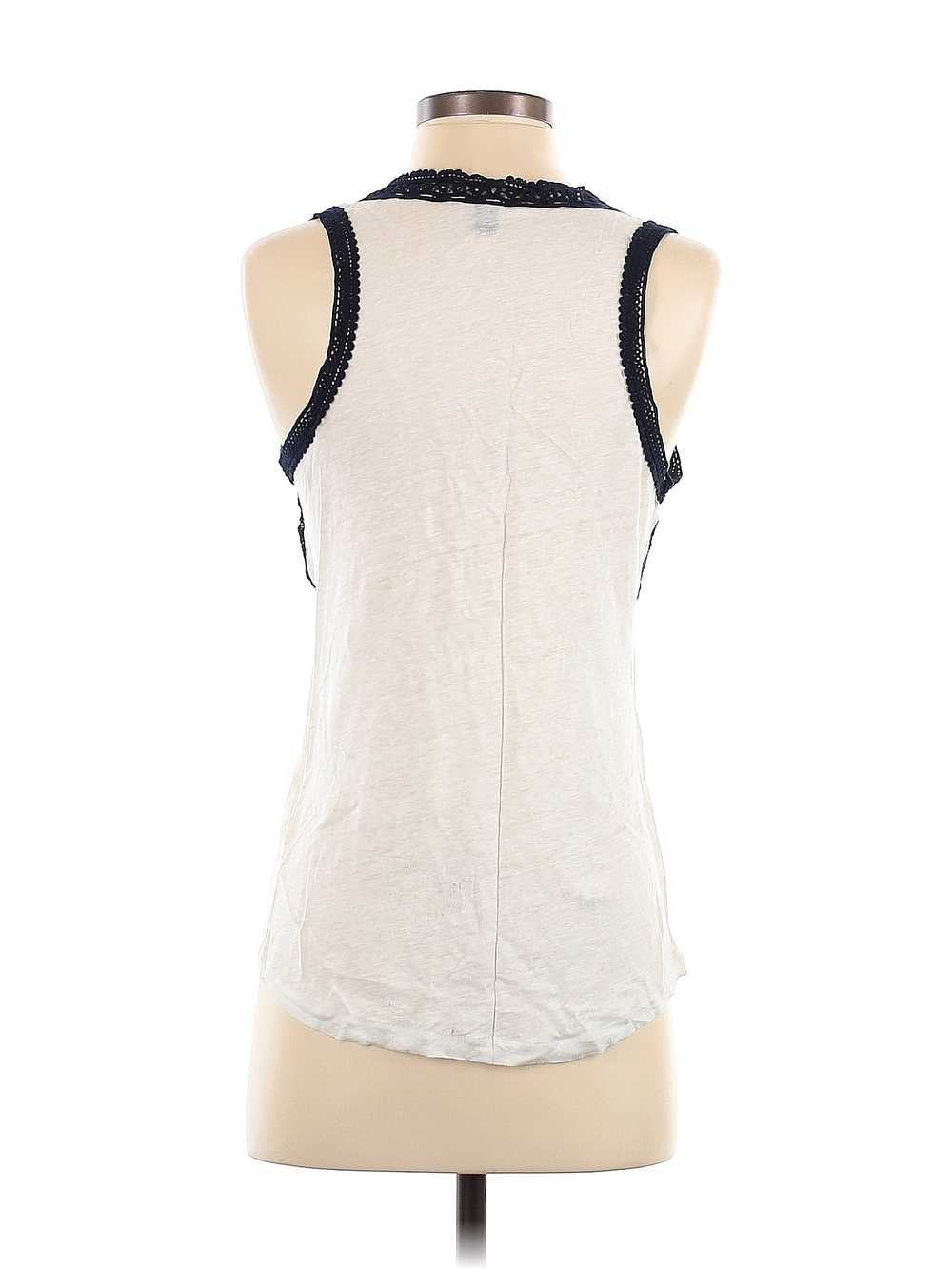 J.Crew Women Silver Sleeveless Top S - image 2