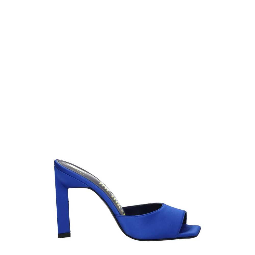 The Attico ob1o1e1224 Satin Sandals in Blue - image 1