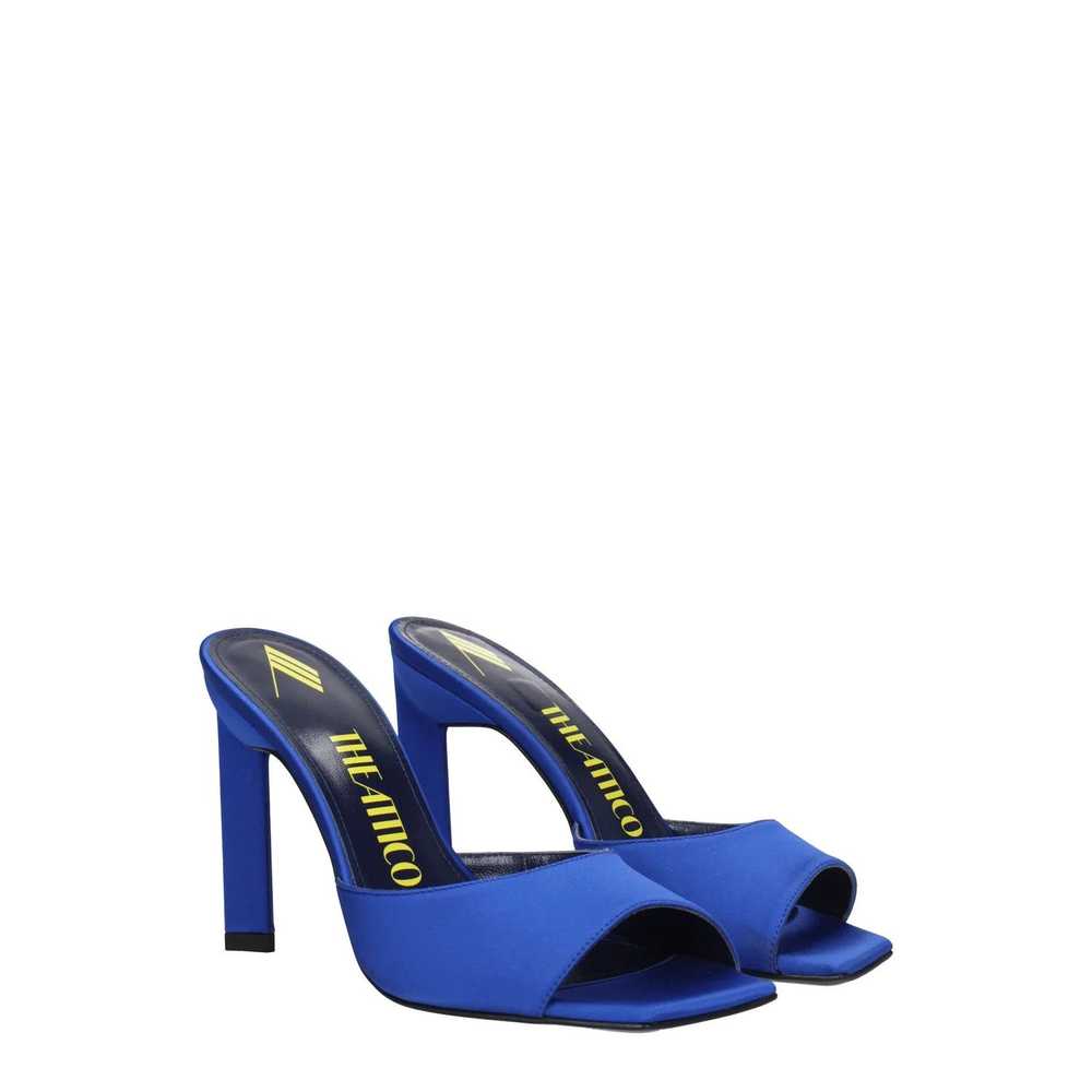 The Attico ob1o1e1224 Satin Sandals in Blue - image 2