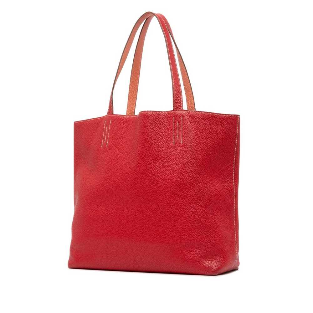 Hermès Double sens leather tote - image 2