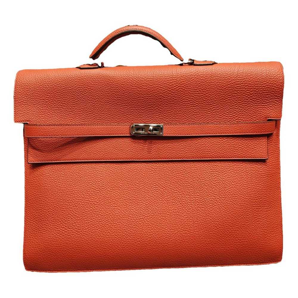 Hermès Kelly dépêches leather bag - image 1