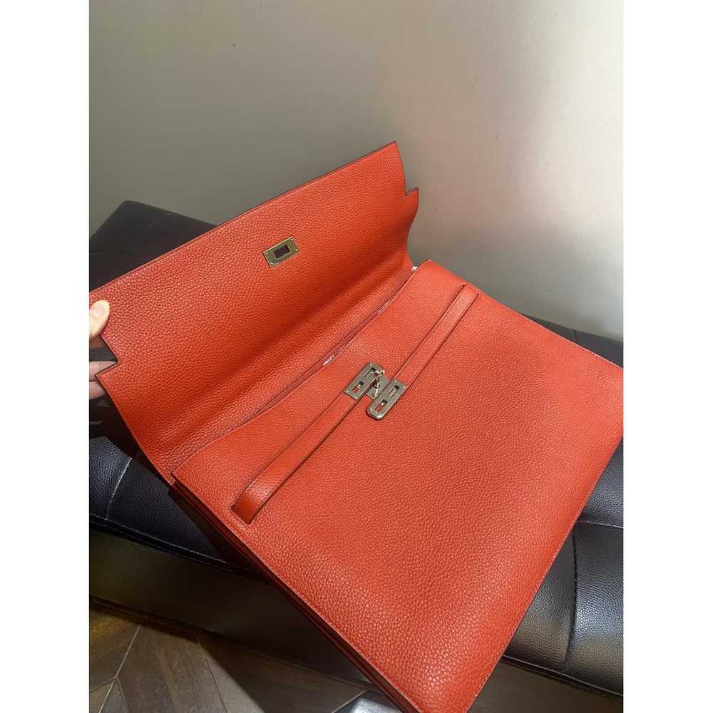 Hermès Kelly dépêches leather bag - image 9