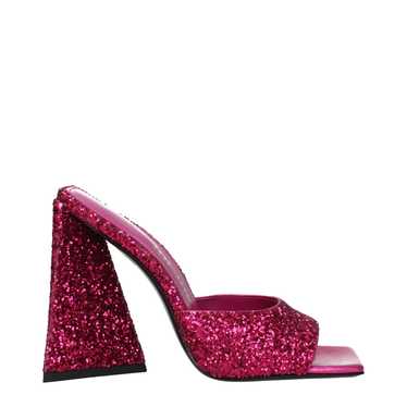 The Attico ob1o1e1224 Glitter Sandals in Fuchsia - image 1