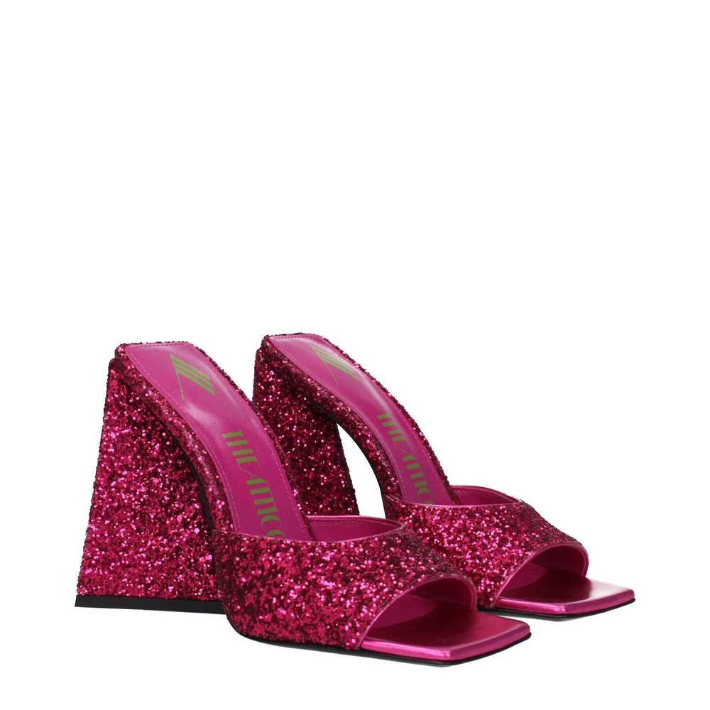 The Attico ob1o1e1224 Glitter Sandals in Fuchsia - image 2