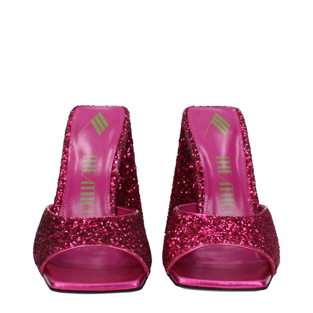 The Attico ob1o1e1224 Glitter Sandals in Fuchsia - image 3