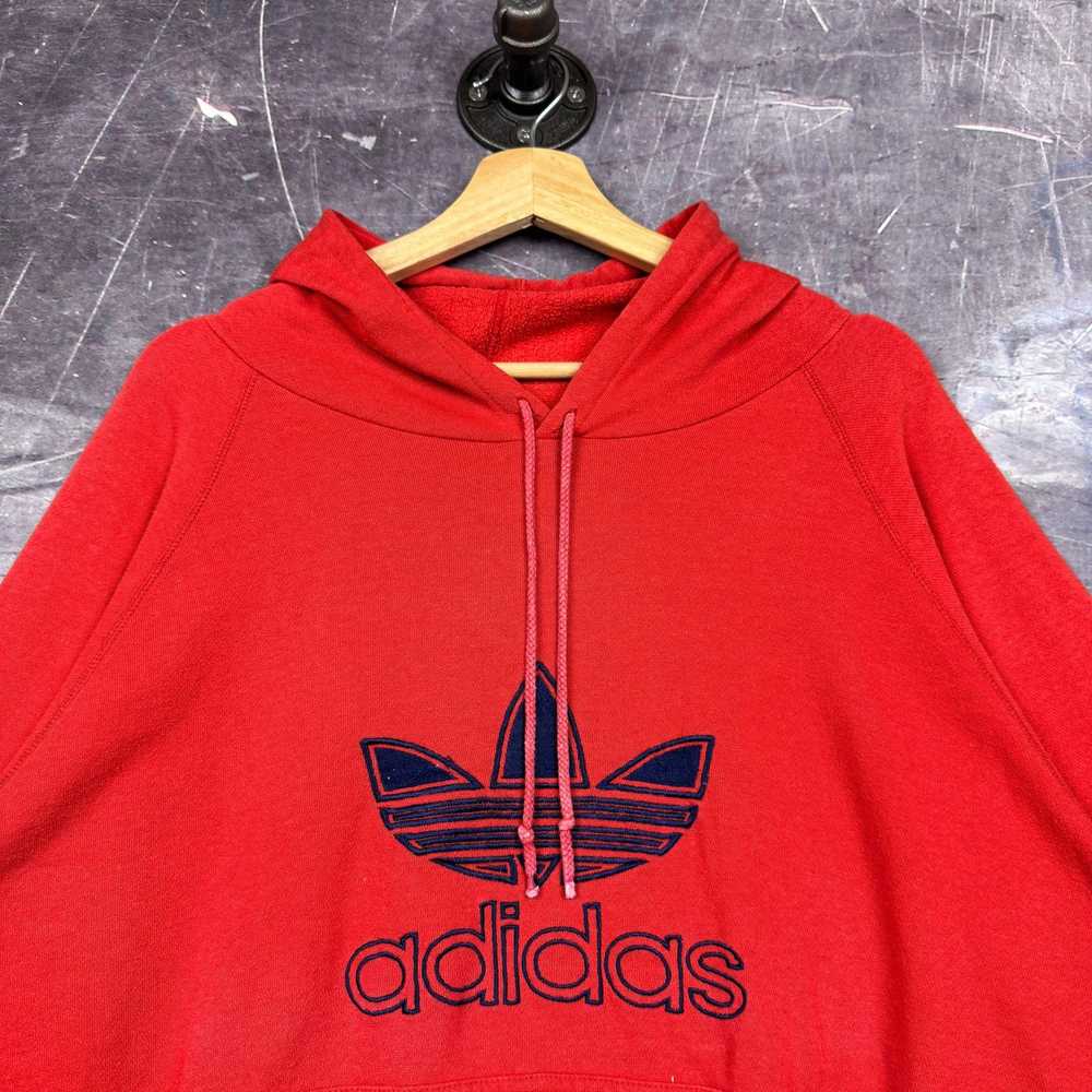 Adidas × Streetwear × Vintage 80s Red Adidas Tref… - image 3