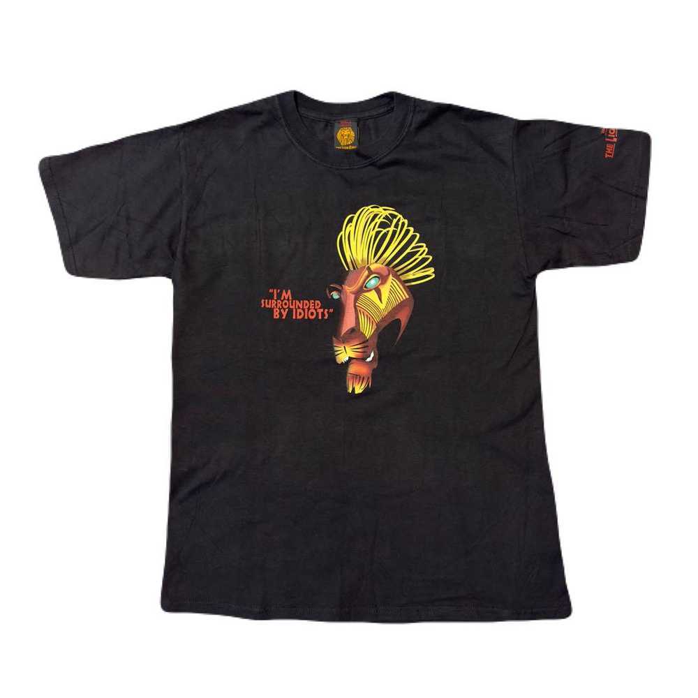 Disney Lion King Scar T-Shirt 90s Vintage Size M … - image 1