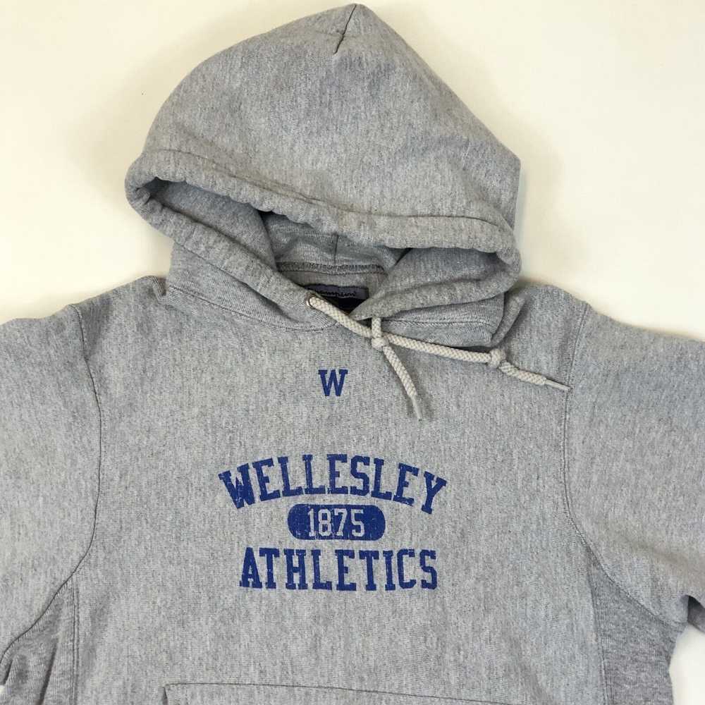 Champion Vintage Wellesley College Athletics Grey… - image 2