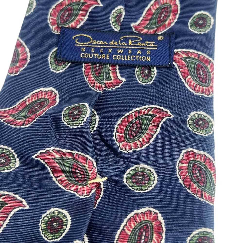 Oscar De La Renta VTG Oscar De La Renta Tie Mens … - image 3