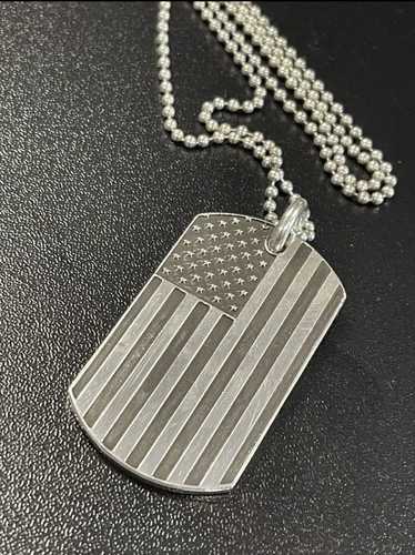 Chrome Hearts Chrome Hearts American Flag Dog Tag 