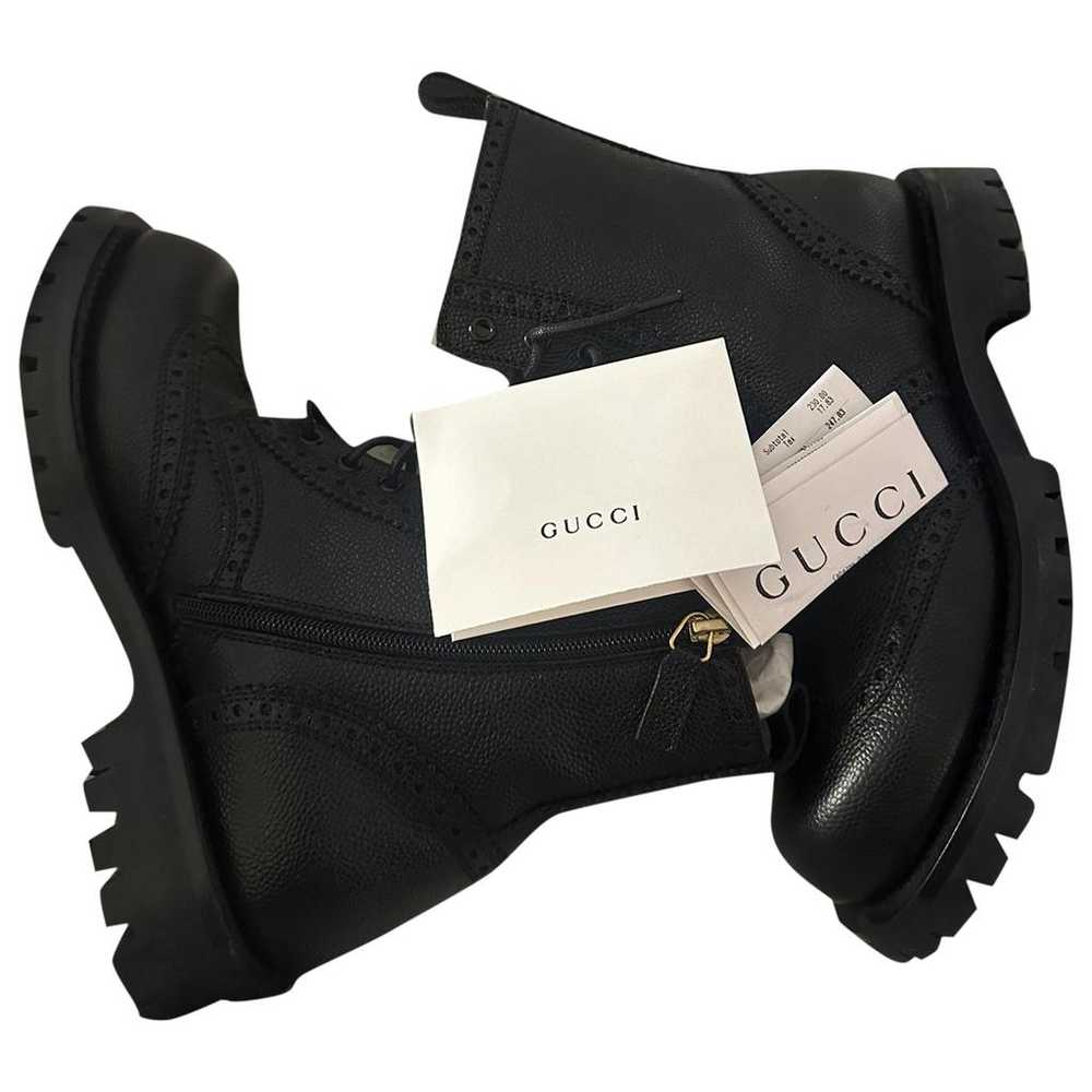 Gucci Leather boots - image 1