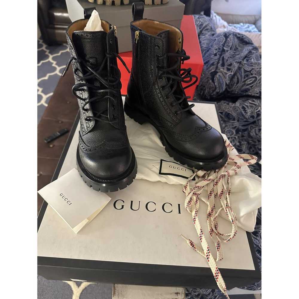 Gucci Leather boots - image 5