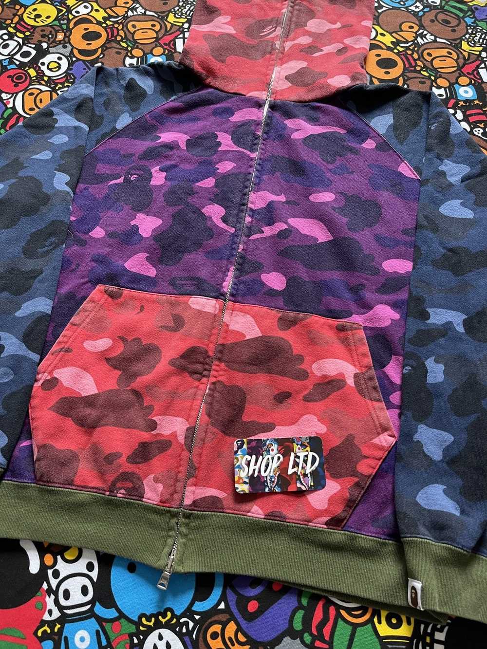 Bape A Bathing Ape 2006 Crazy Camo Full Zip Up Ho… - image 10