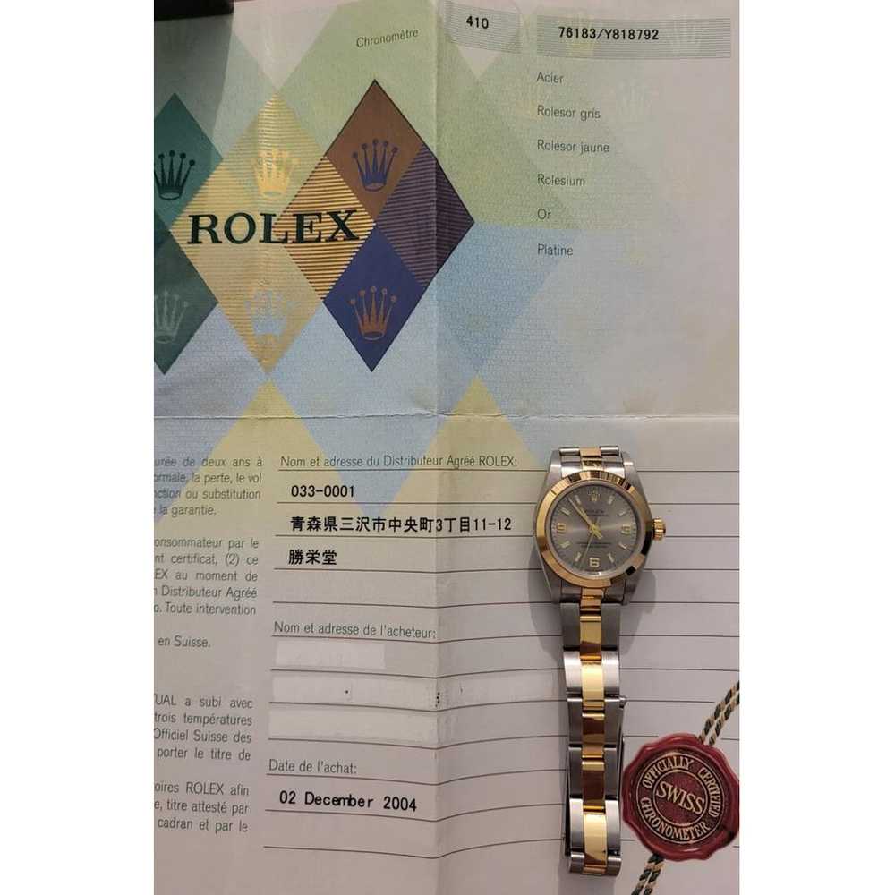 Rolex Lady Oyster Perpetual 26mm watch - image 5