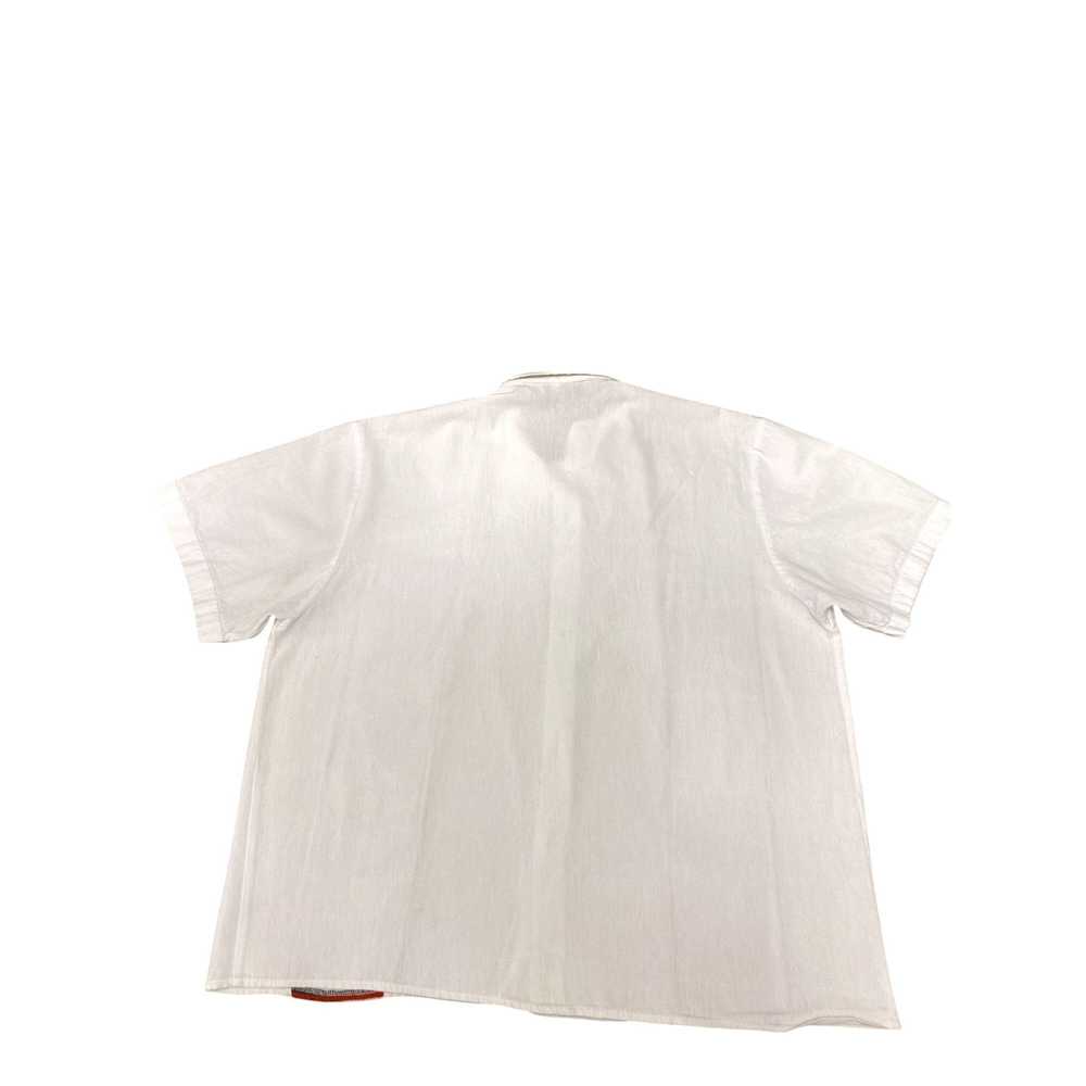 Other Mens XL White Mexican Guayabera Shirt Color… - image 3