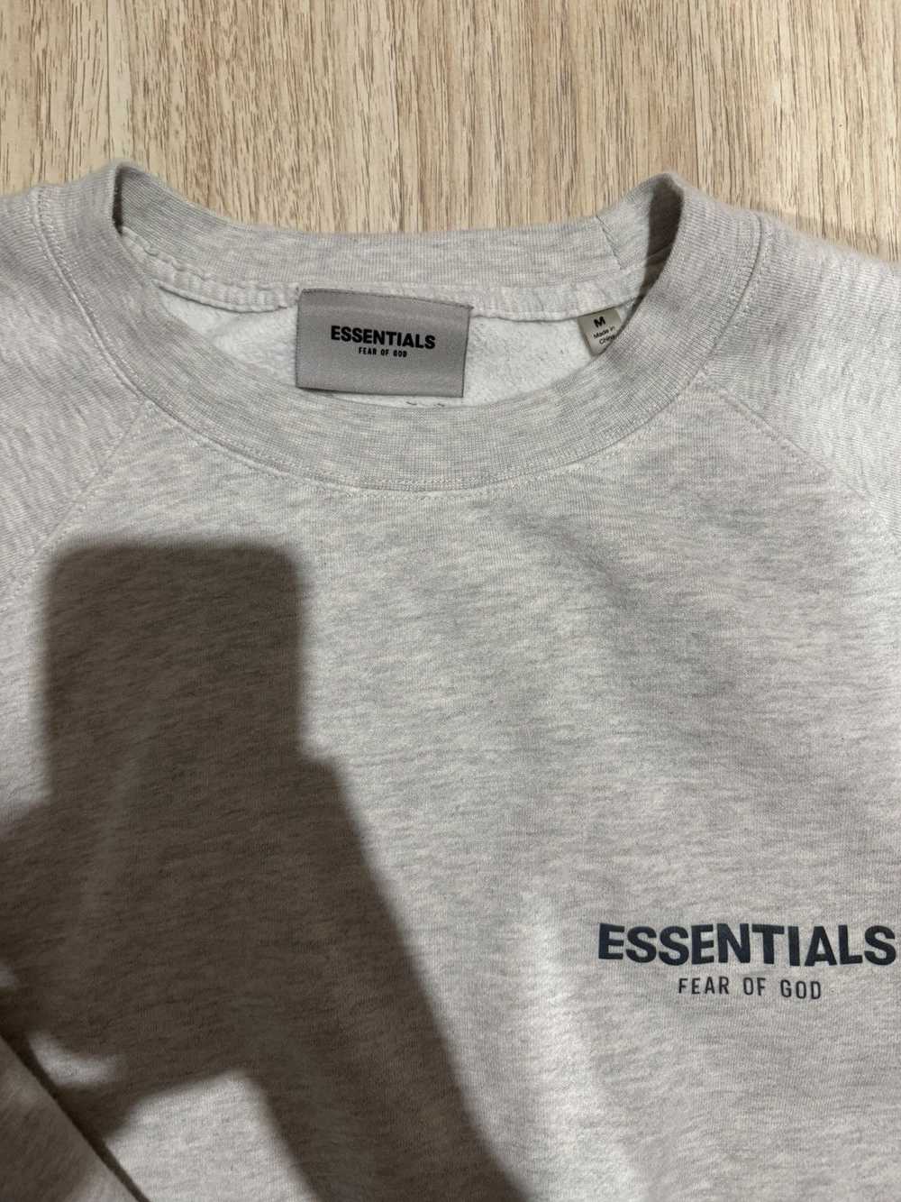 Essentials × Fear of God LS Essentials FOG Heathe… - image 3