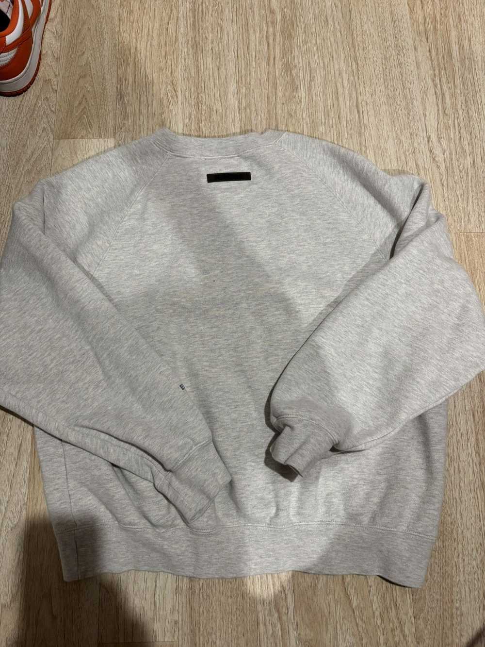 Essentials × Fear of God LS Essentials FOG Heathe… - image 4