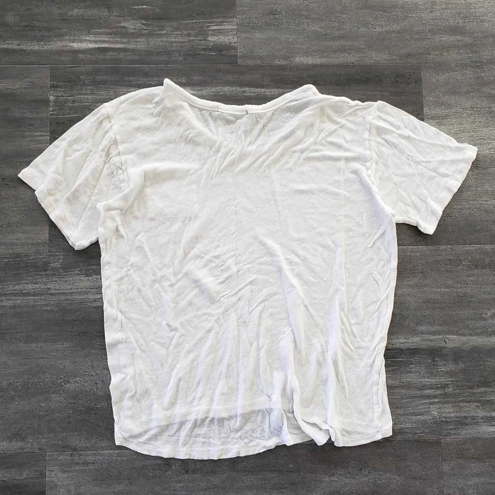 Designer White Soft Pocket Tee Melville Short Sle… - image 2