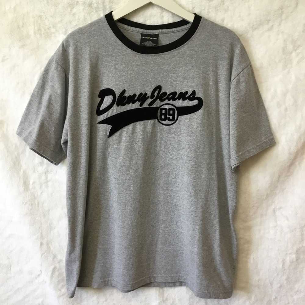 DKNY DKNY Men Gray with Logo T-Shirt - image 1