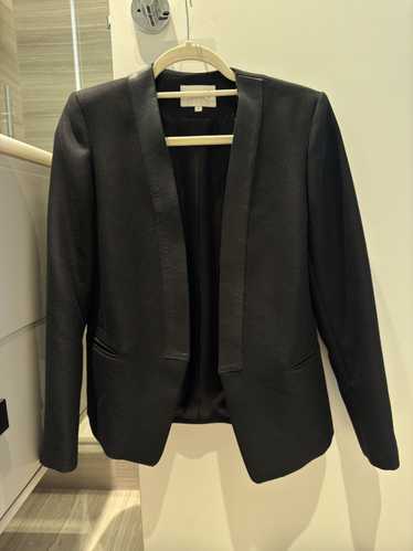 Sandro Sandro blazer Black Leather Lapel