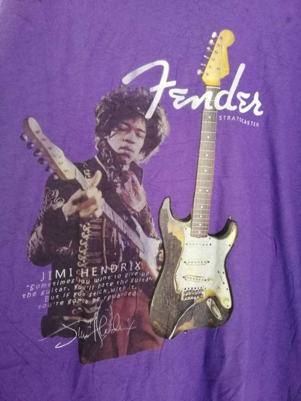 Band Tees × Fender × Jimi Hendrix Vintage Jimi He… - image 4