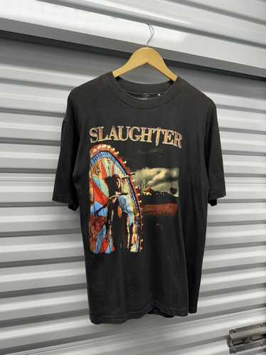 Band Tees × Vintage Vintage Slaughter Metal Band T