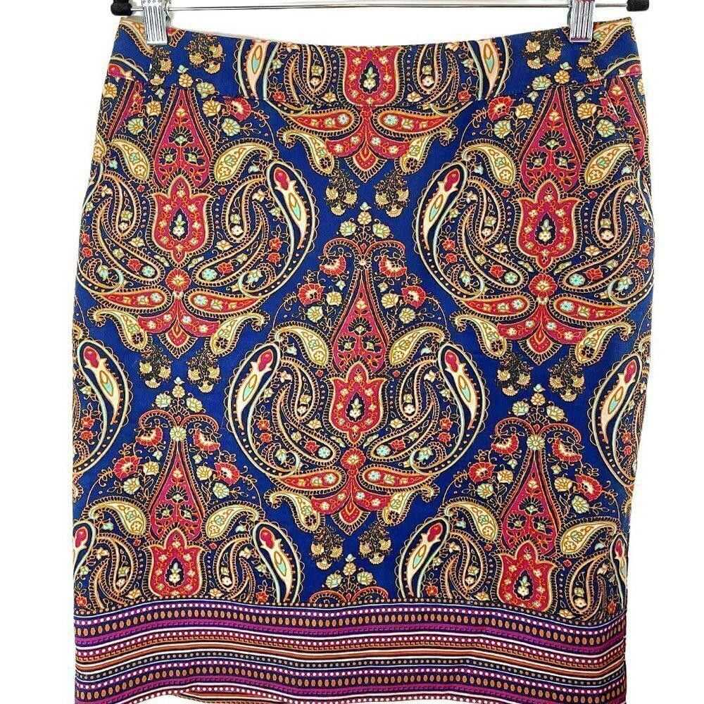 Merona Merona Women's Stretch Paisley Print Skirt… - image 1