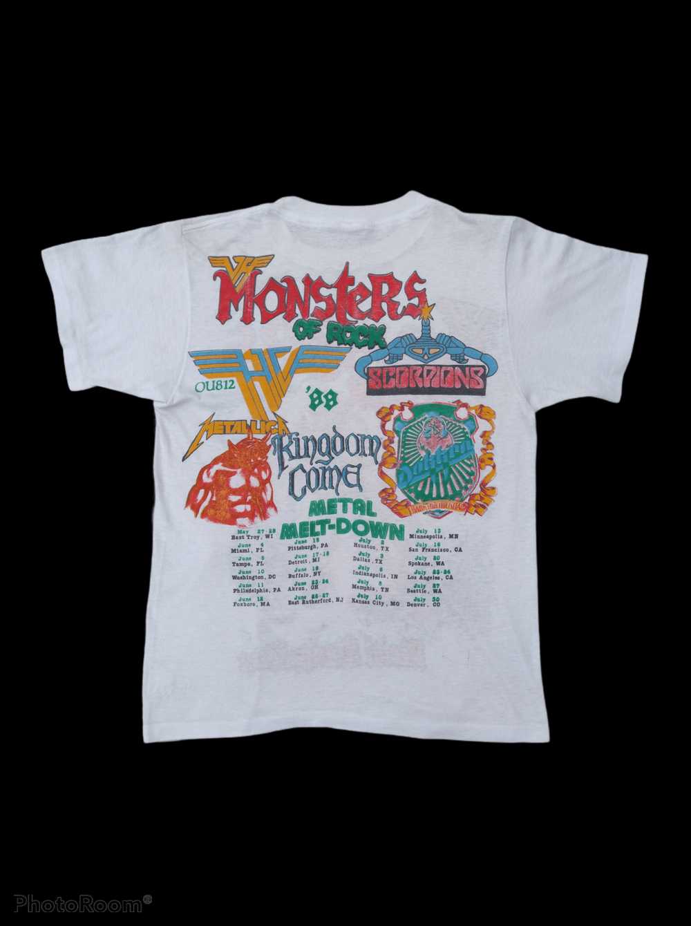 Band Tees × Vintage MONSTER OF ROCK METAL MEDNASS… - image 1