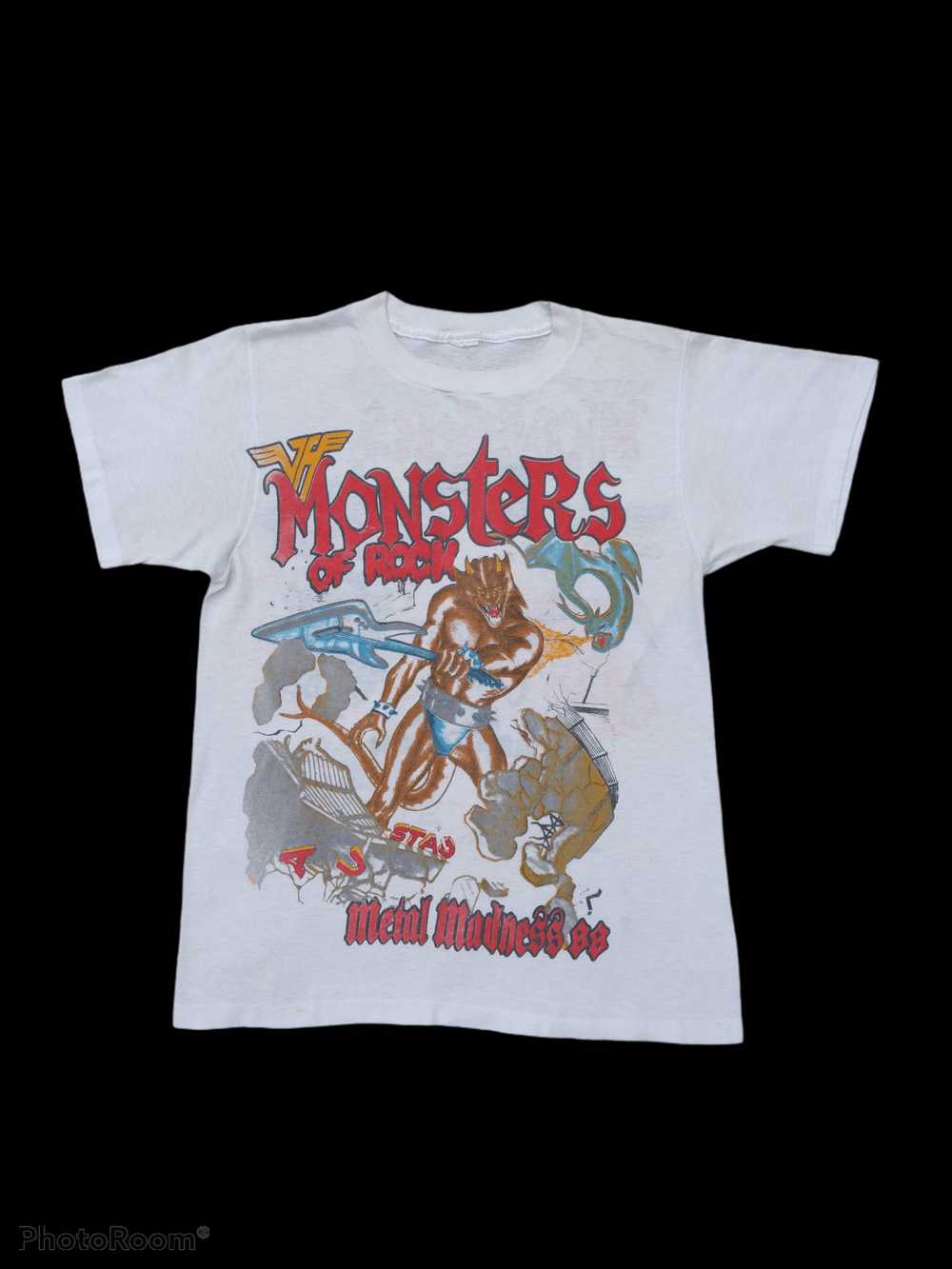 Band Tees × Vintage MONSTER OF ROCK METAL MEDNASS… - image 2