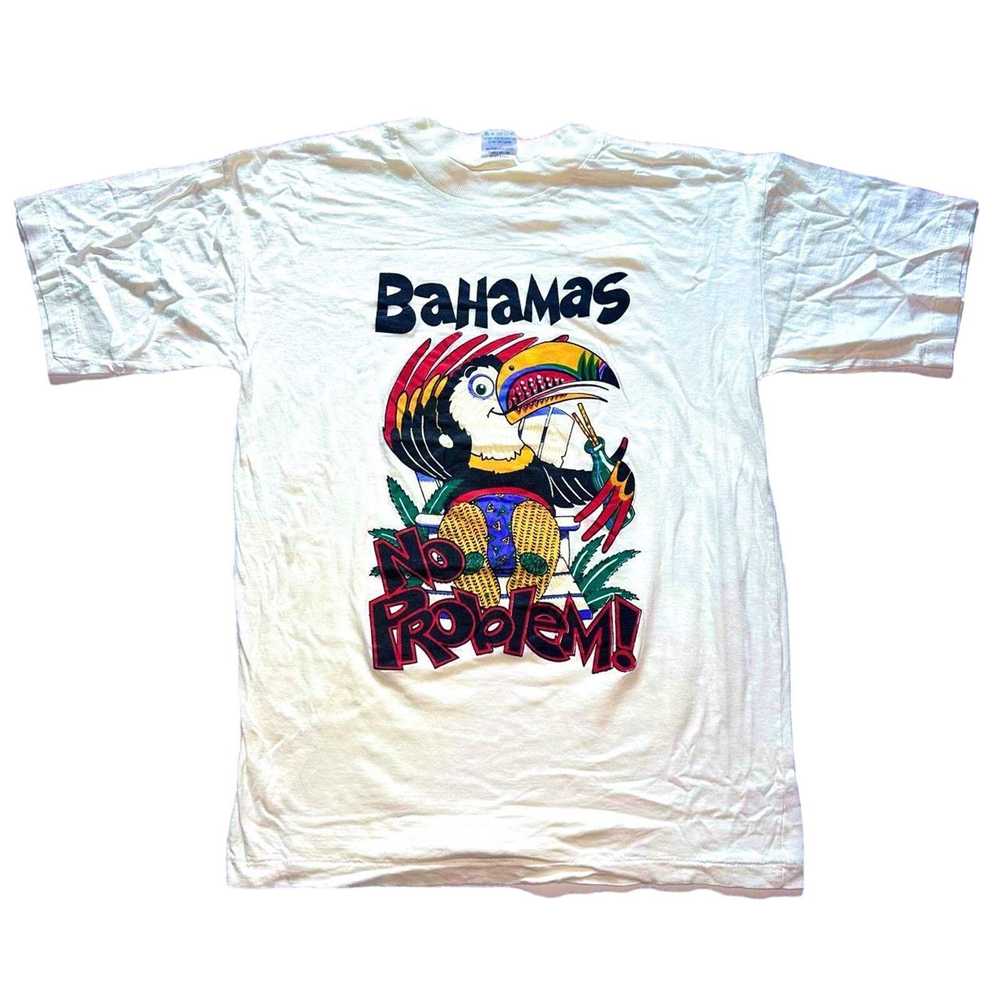 Vintage Vintage 90s bahamas no problem toucan vib… - image 1