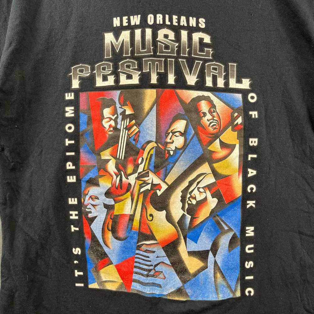 Gildan 2010 New Orleans Music Festival Shirt Grap… - image 2