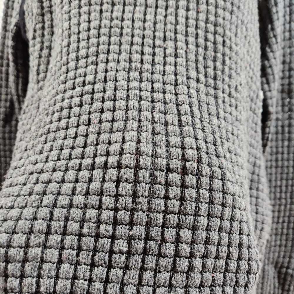 Other a.n.a Gray Knit Black Contrasting Trim Swea… - image 2