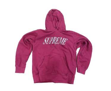 Supreme SUPREME pink/white logo hoodie ✩ - image 1