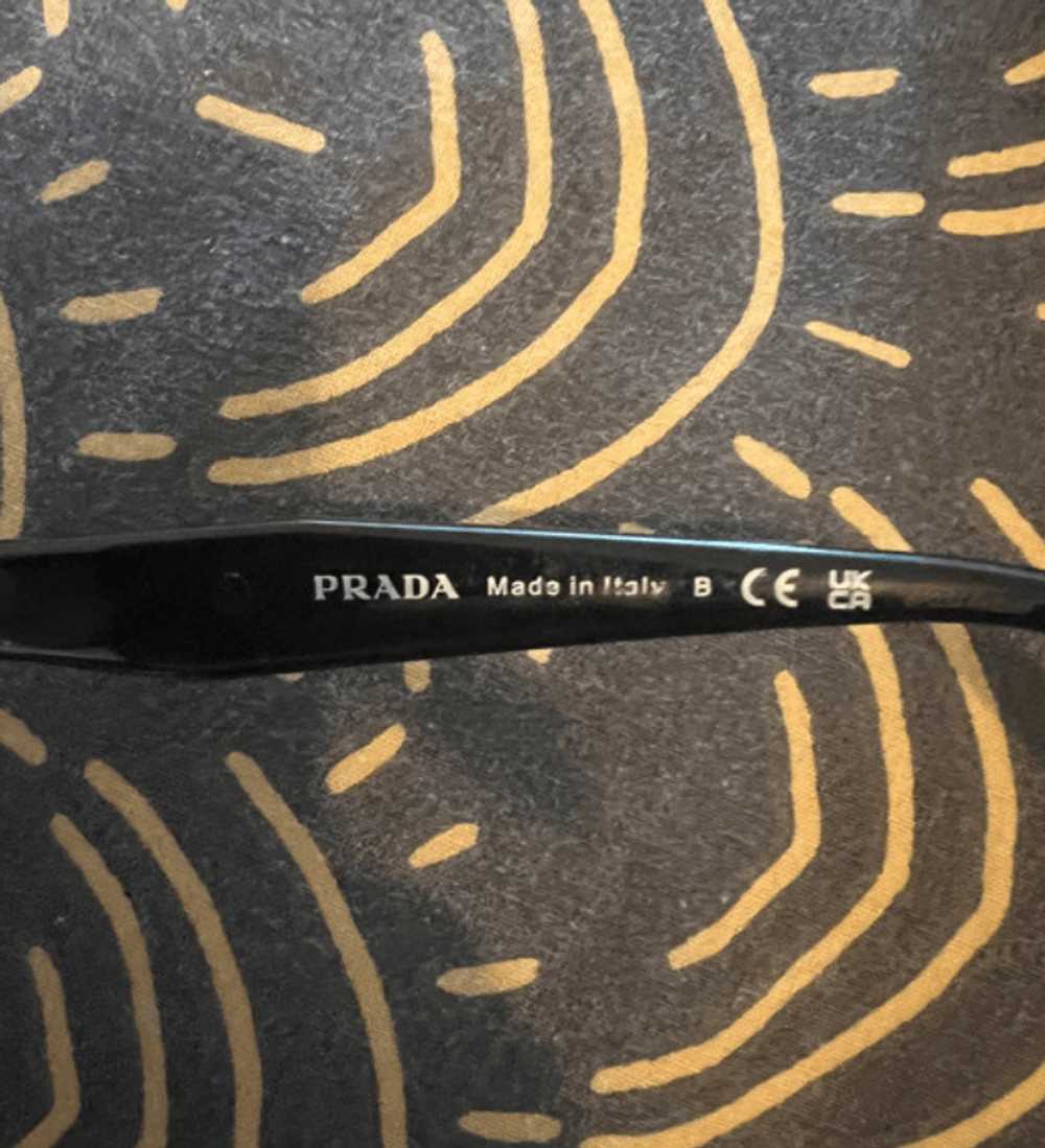 Prada × Vintage PRADA Sunglasses Rectangle Wrap S… - image 5