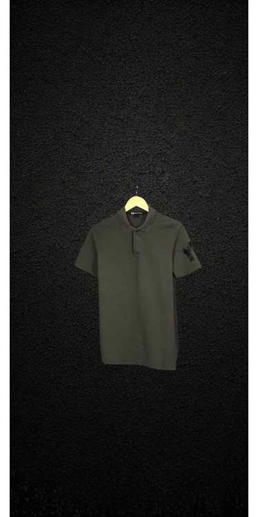 Y-3 Y-3 2017 olive green polo shirt