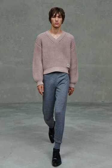 Prada Prada RUNWAY Cashmere V-Neck Cropped Sweater