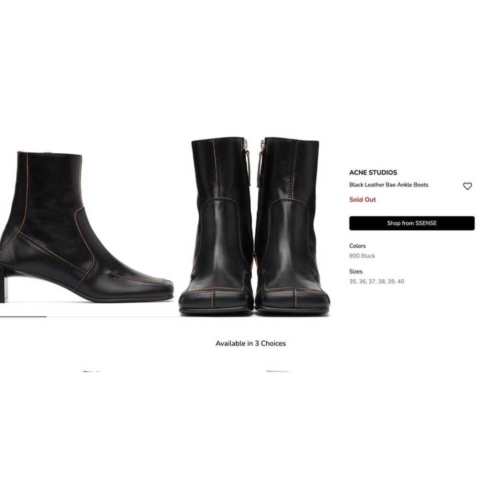 Acne Studios Leather boots - image 12