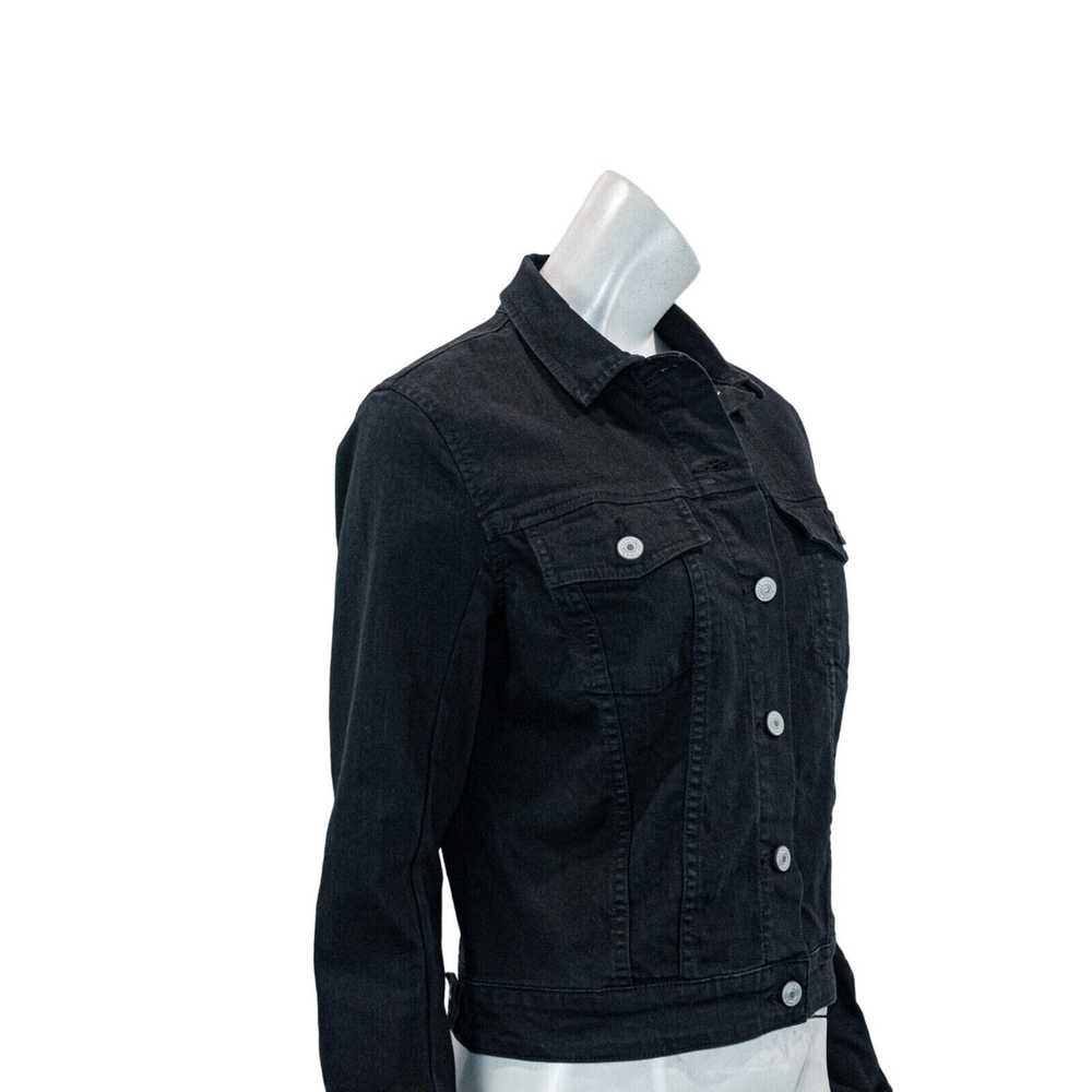 Jean Shop JEAN SHOP NYC Women's Denim Jacket blac… - image 8