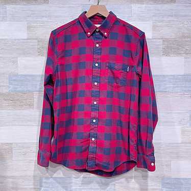 Chubbies Chubbies Plaid Check Flannel Shirt Red Bl