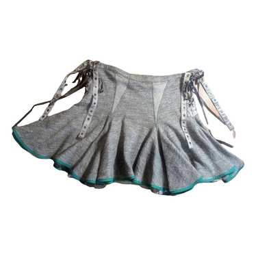 Roberto Cavalli Wool mini skirt