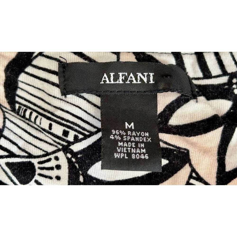 Alfani Alfani | Floral Striped Pleated Short Slee… - image 3