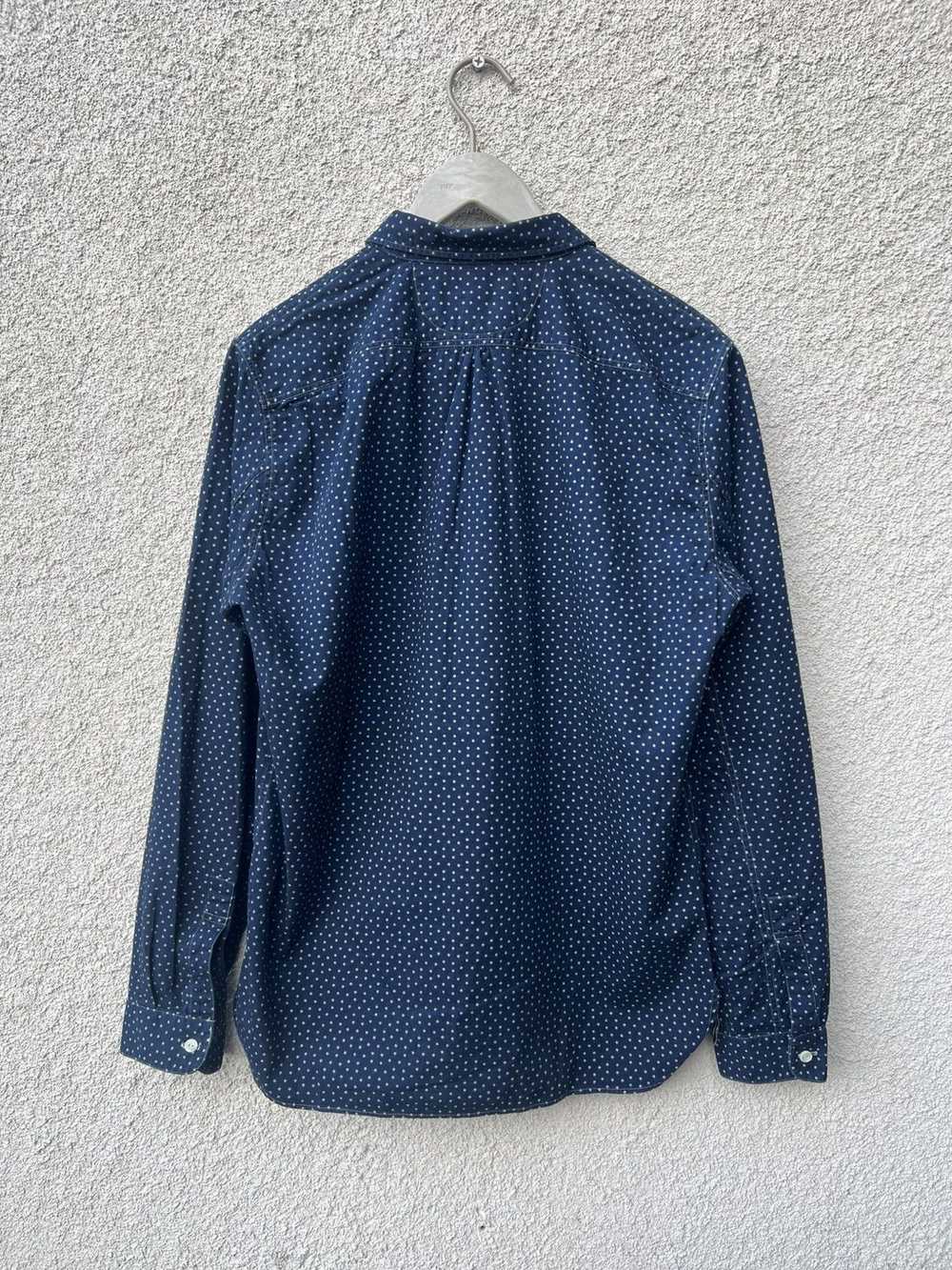 RRL Ralph Lauren RRL Indigo Cloth Star Dot Iron O… - image 2