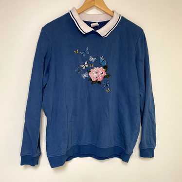 Vintage Vintage Grandma Sweatshirt Y2K Butterfly F