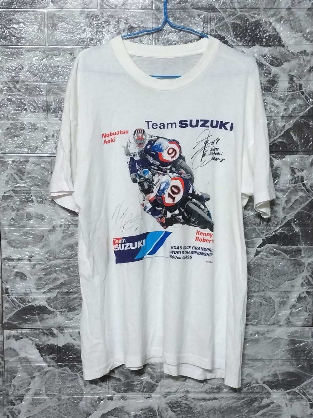 Slightly Distressed Suzuki Tee × Sportswear × Vin… - image 2