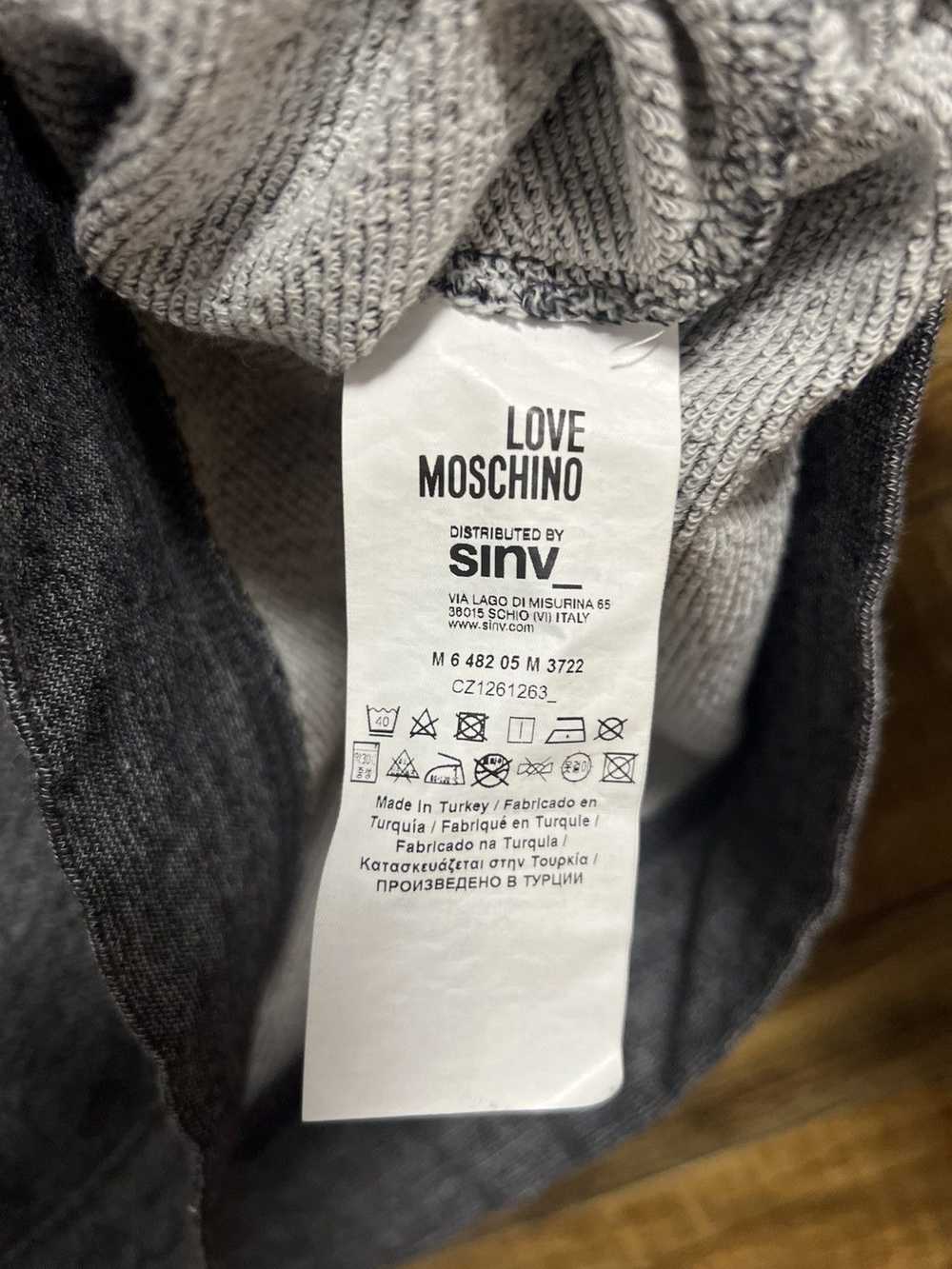 Moschino LOVE MOSCINO Crewneck Sweatshirt Gray Lo… - image 8